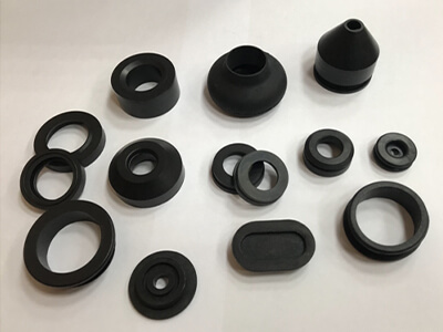 What is a rubber grommet used for?