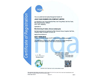 Application of IATF 16949-Certified Rubber Products in Electric Vehicles
